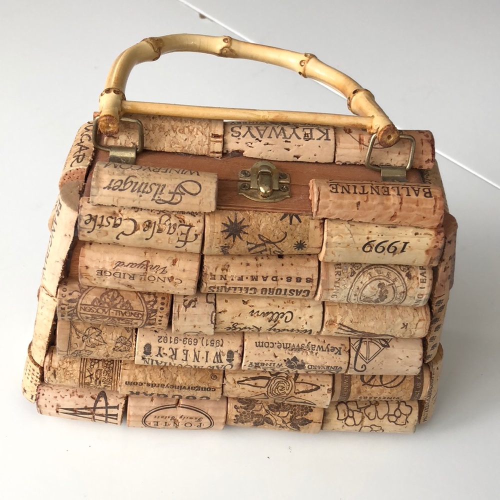 Wine cork purse